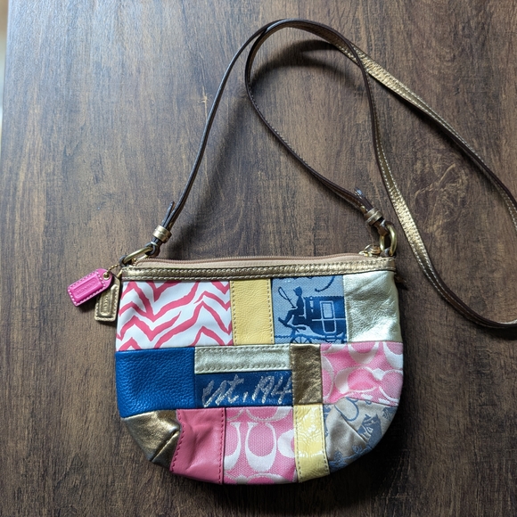 Coach Multicolor Patchwork Crossbody Bag - Picture 4 of 10